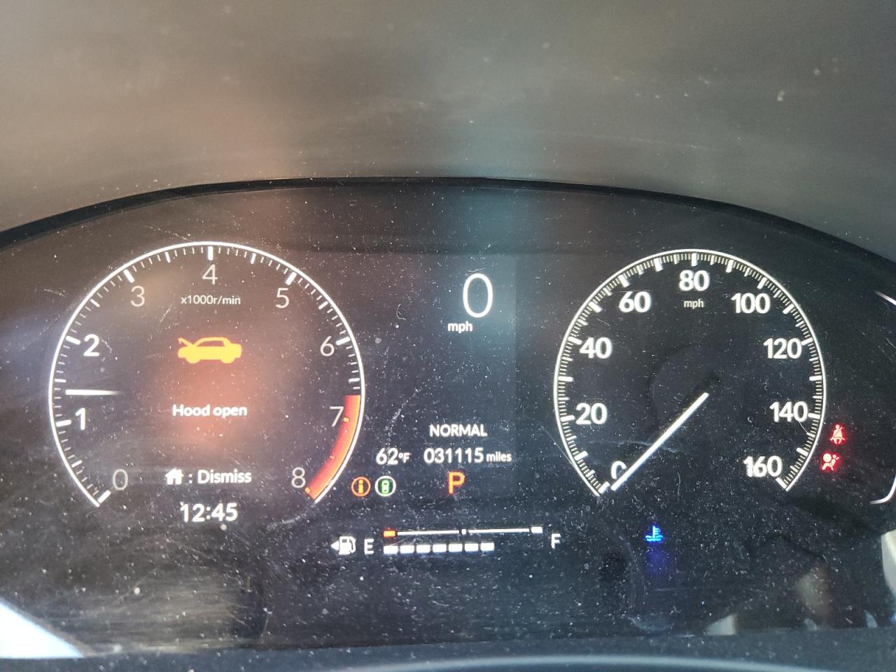 2022 HONDA CIVIC SPORT VIN:2HGFE2F53NH543986
