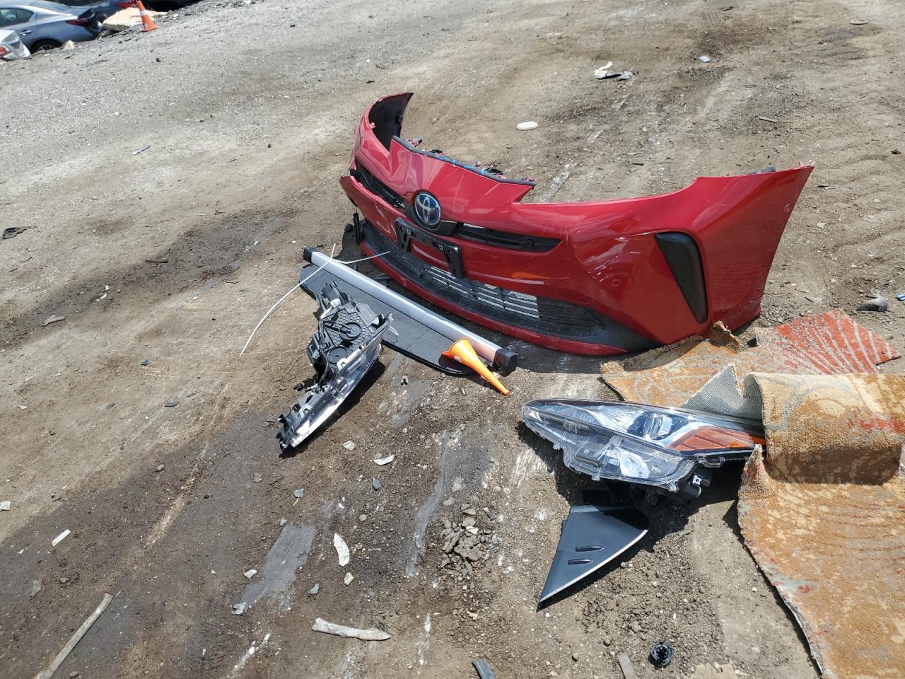 2022 TOYOTA PRIUS NIGHT SHADE VIN:JTDKAMFU6N3183384