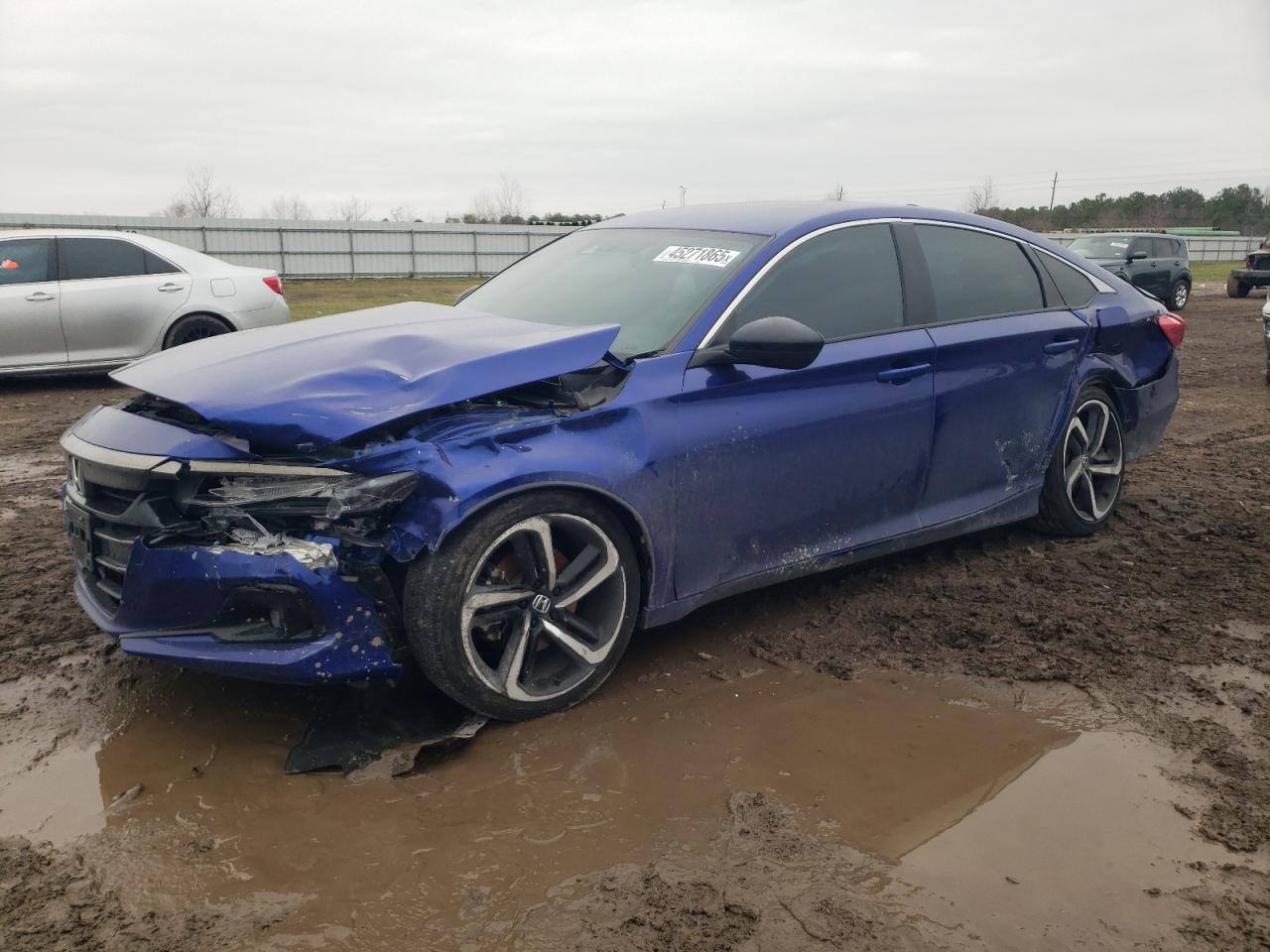 2022 HONDA ACCORD SPORT VIN:1HGCV1F36NA121690
