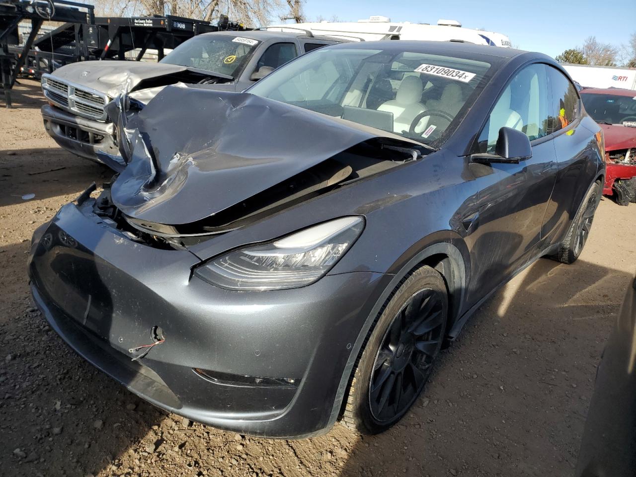 2022 TESLA MODEL Y  VIN:7SAYGAEE9NF339411
