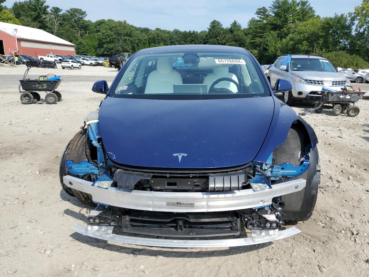 2022 TESLA MODEL 3  VIN:5YJ3E1EC0NF308835