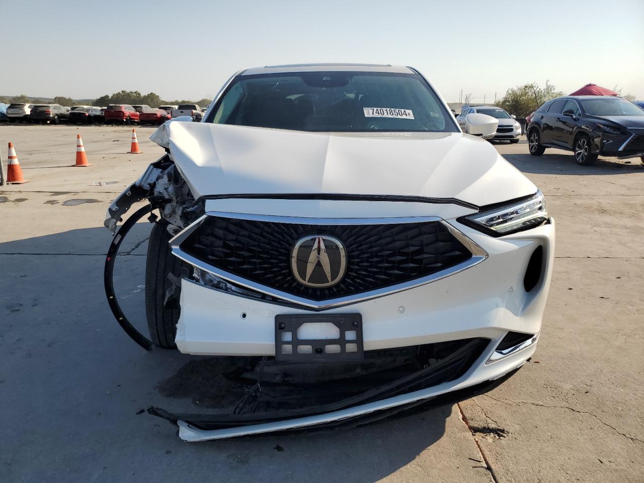 2022 ACURA MDX TECHNOLOGY VIN:5J8YD9H45NL007875
