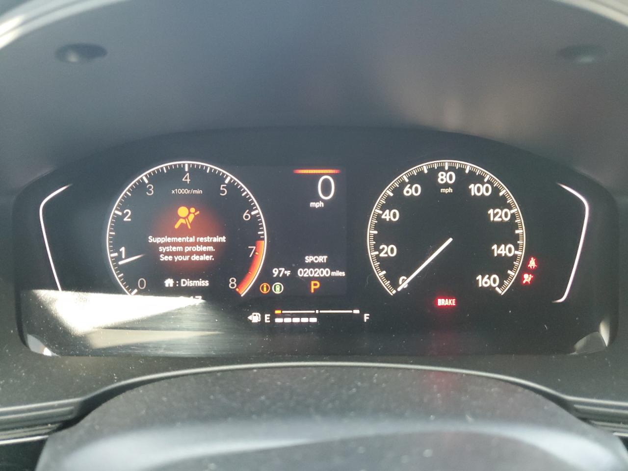 2023 HONDA CIVIC SPORT VIN:19XFL2H83PE022888