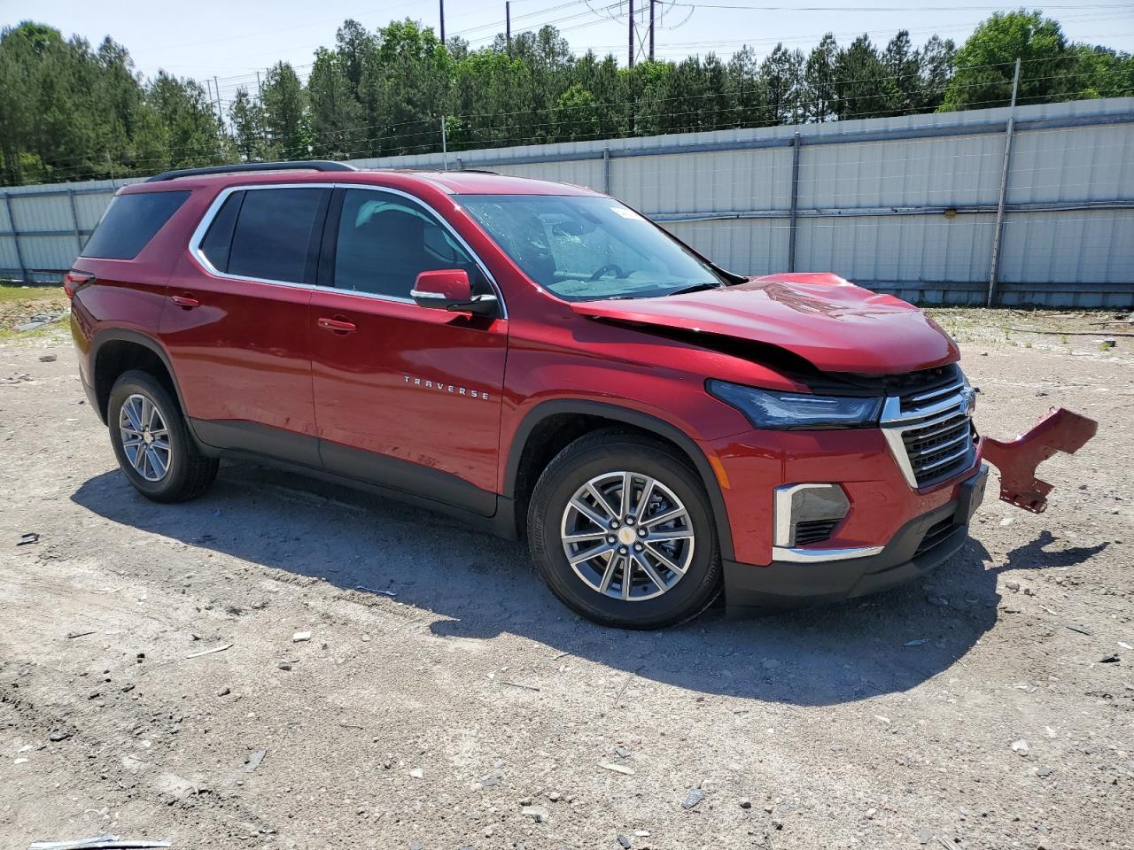 2022 CHEVROLET TRAVERSE LT VIN:1GNERGKW8NJ123995