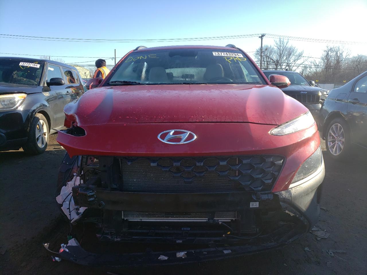 2022 HYUNDAI KONA SEL VIN:KM8K3CAB5NU820118