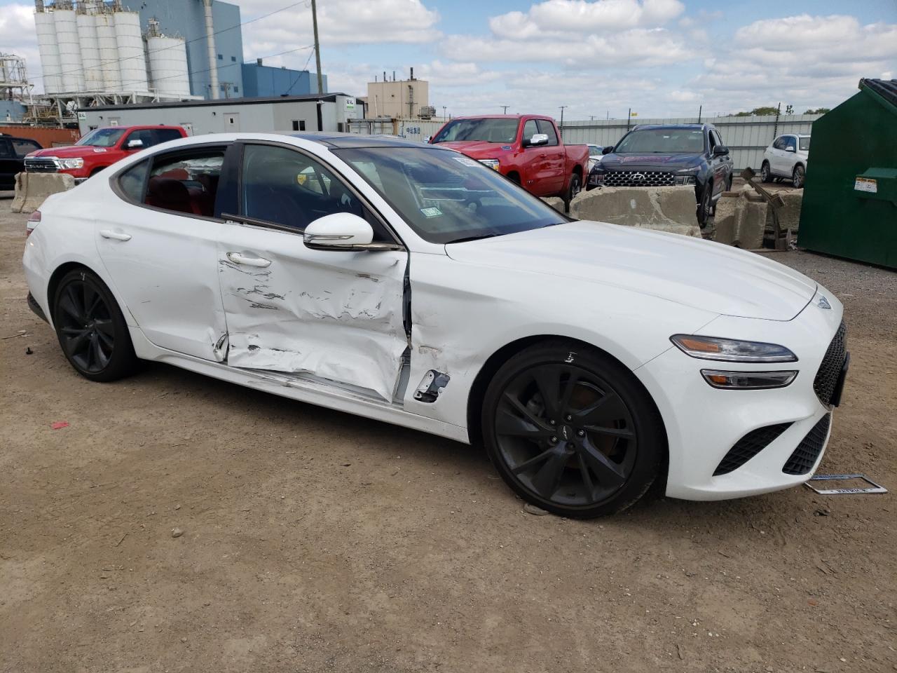 2023 GENESIS G70 BASE VIN:KMTG34TA8PU118173