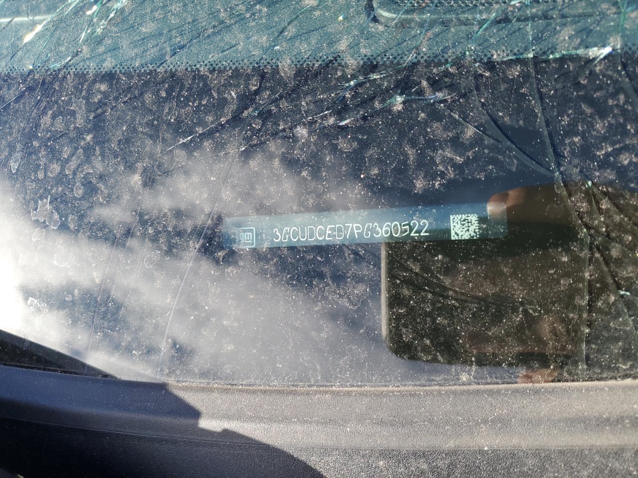 2023 CHEVROLET SILVERADO K1500 TRAIL BOSS CUSTOM VIN:3GCUDCED7PG360522