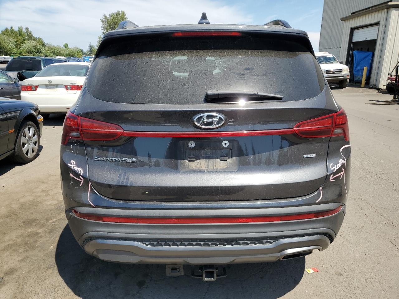 2022 HYUNDAI SANTA FE SEL VIN:5NMS6DAJ1NH411839