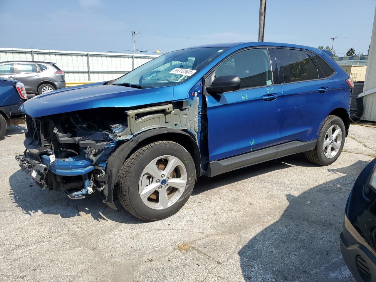 2022 FORD EDGE SE VIN:2FMPK4G95NBA28026