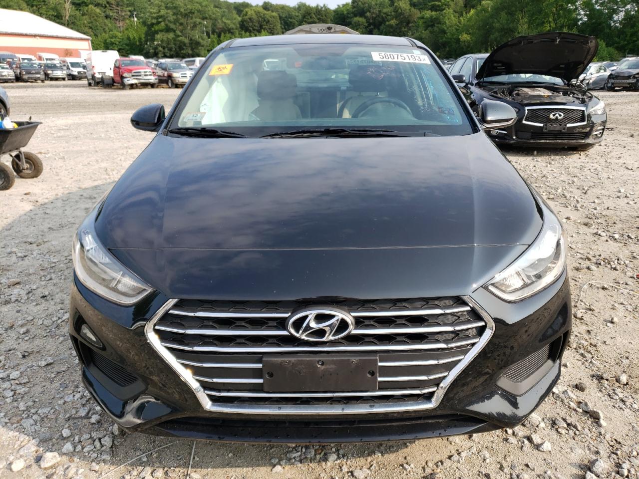 2022 HYUNDAI ACCENT SE VIN:3KPC24A67NE158108