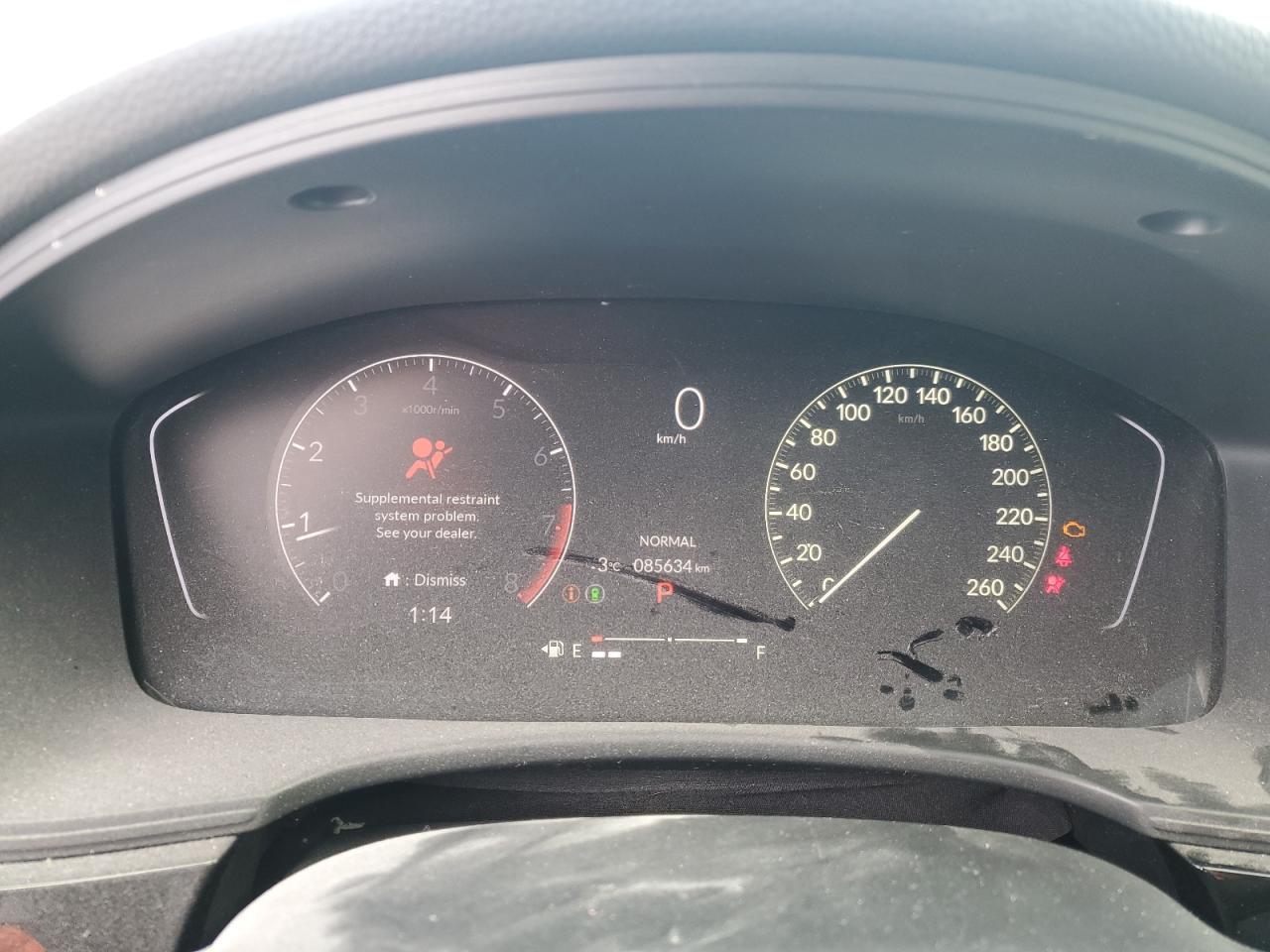 2022 HONDA CIVIC SPORT VIN:2HGFE2F58NH113497