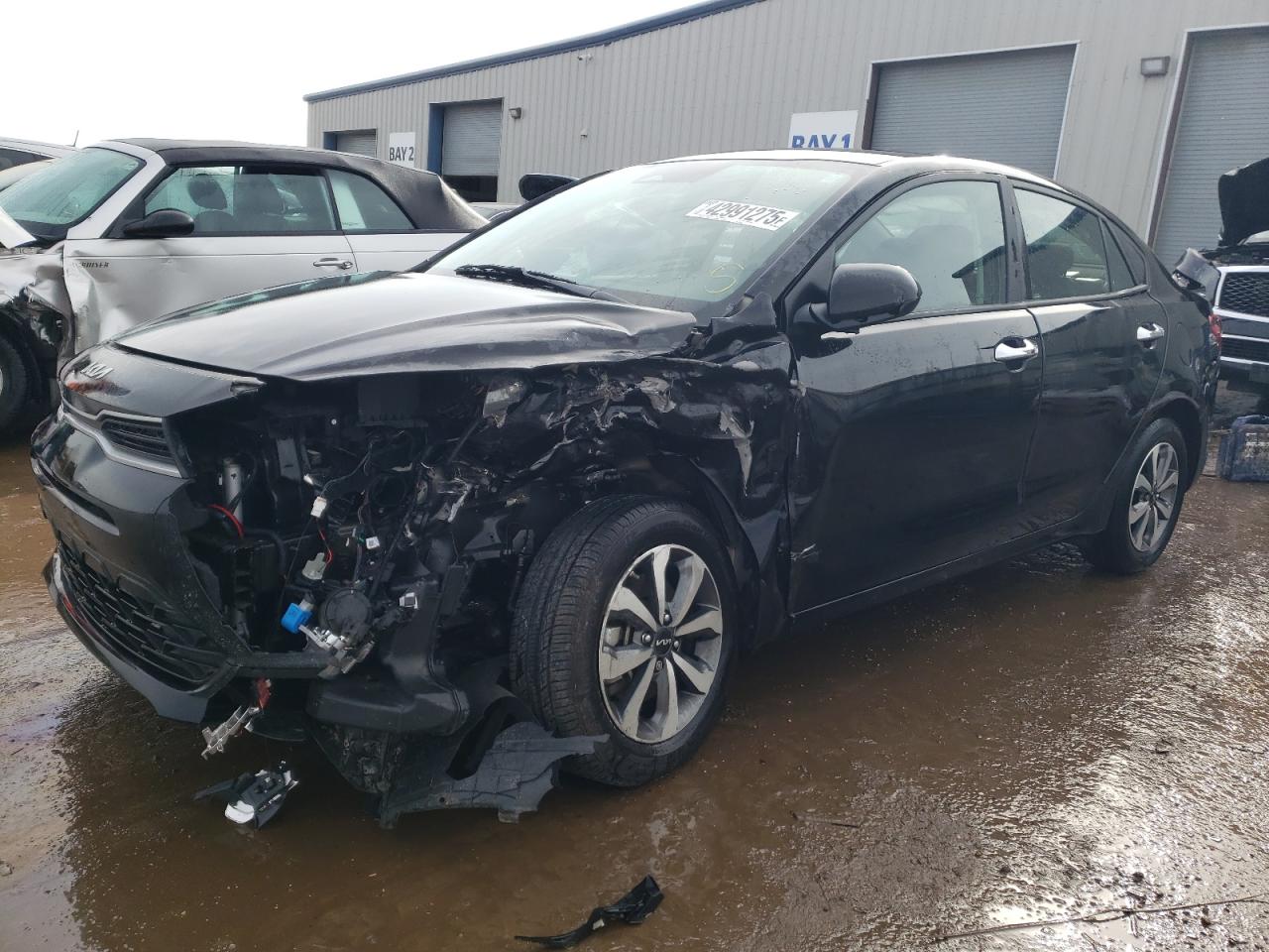 2022 KIA RIO LX VIN:3KPA24AD5NE484611