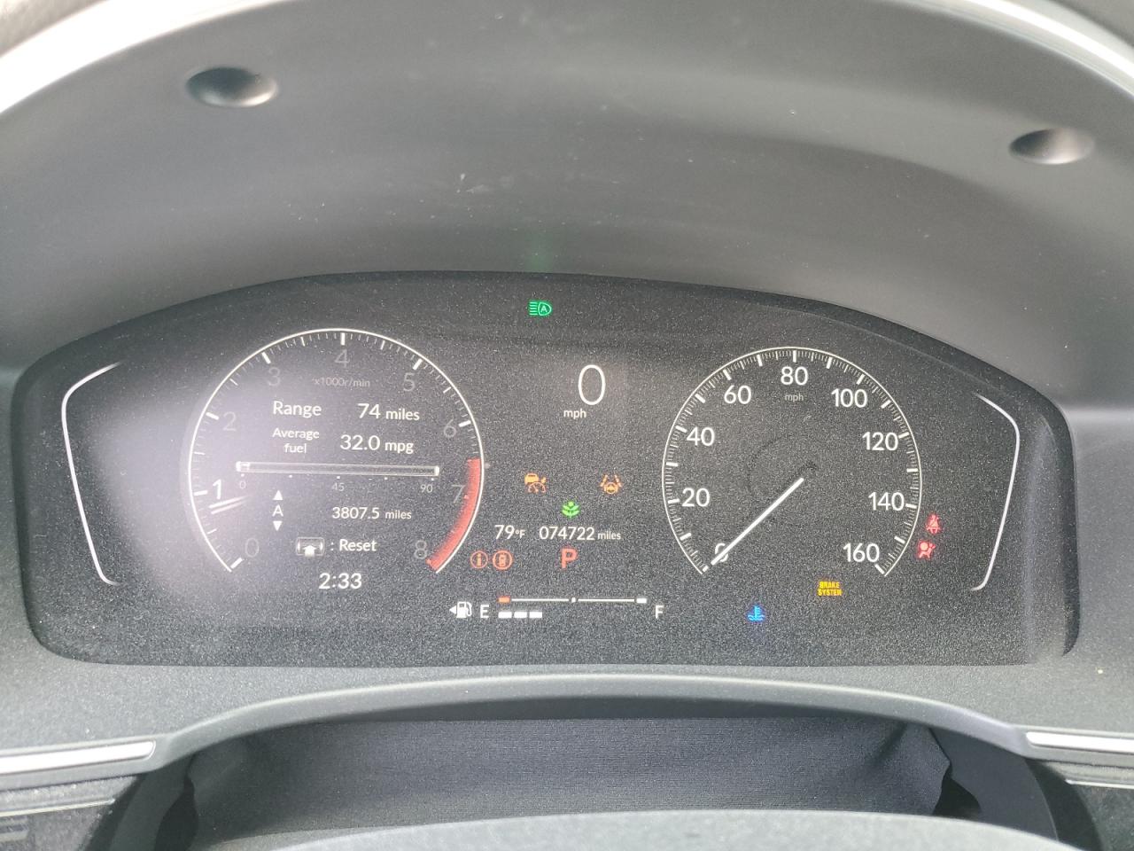 2022 HONDA CIVIC EXL VIN:19XFL1H78NE008600