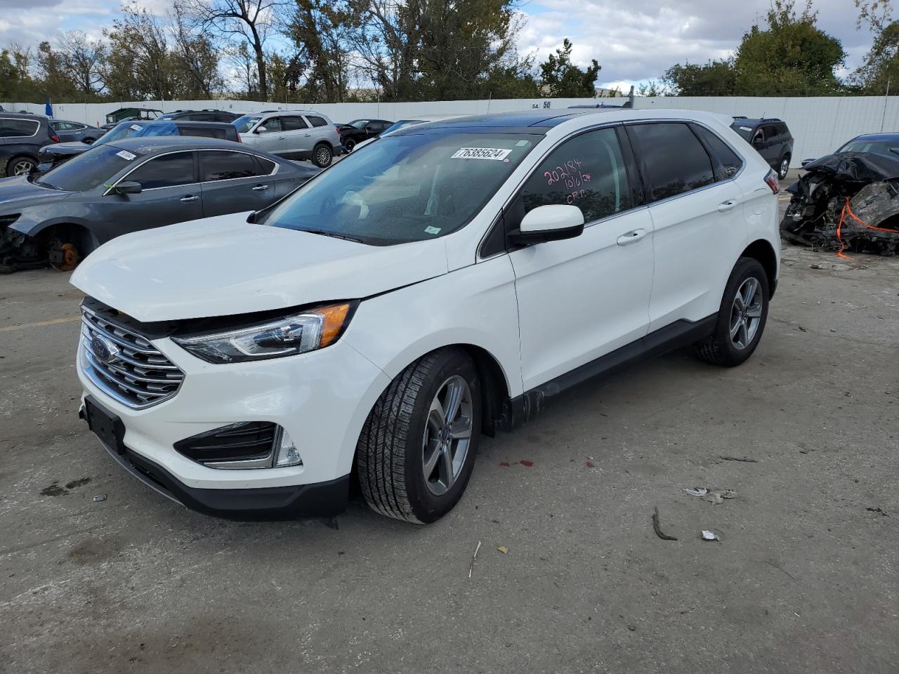 2022 FORD EDGE SEL VIN:2FMPK4J91NBA10566