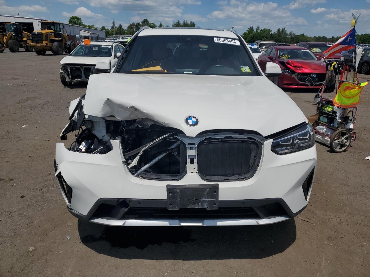 2022 BMW X3 XDRIVE30I VIN:5UX53DP04N9K21872