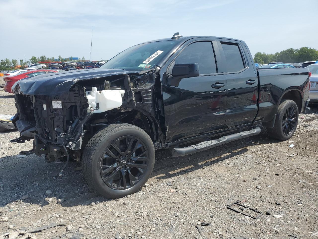 2022 CHEVROLET SILVERADO K1500 RST VIN:1GCRDEEK1NZ585936