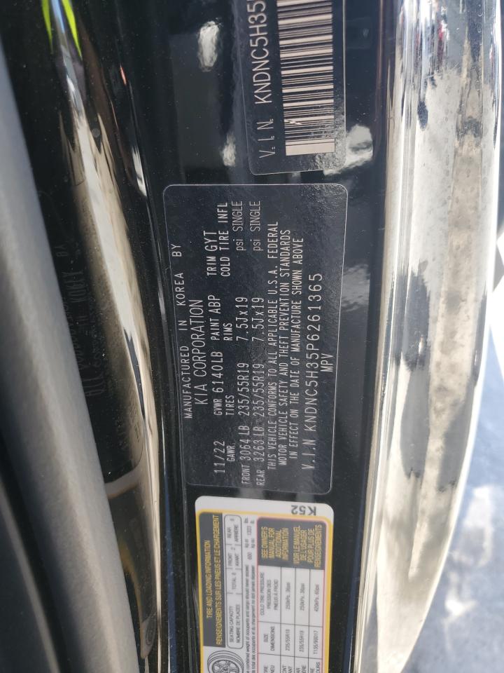 2023 KIA CARNIVAL EX VIN:KNDNC5H35P6261365