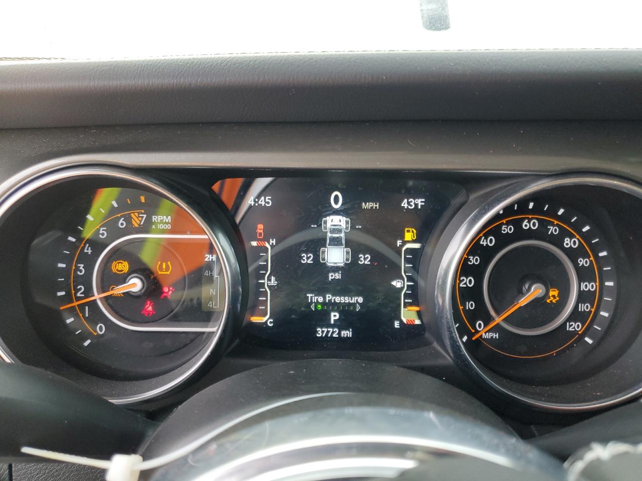 2023 JEEP GLADIATOR OVERLAND VIN:1C6HJTFG1PL548689