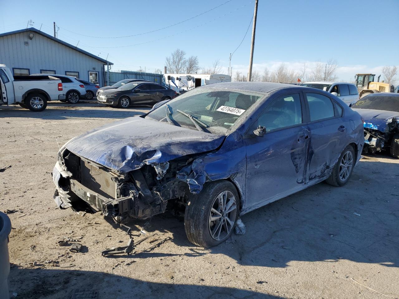 2022 KIA FORTE FE VIN:3KPF24ADXNE448550