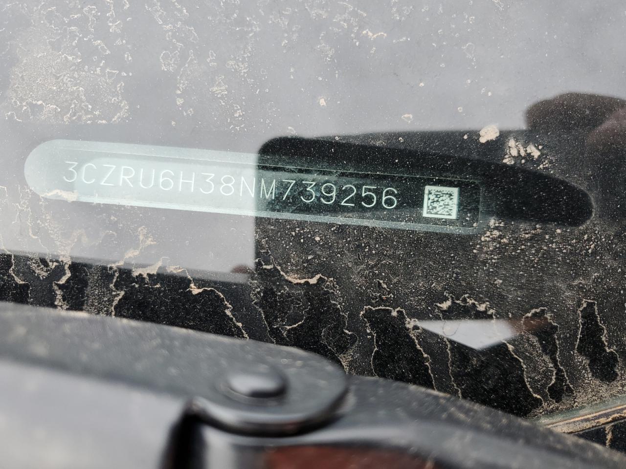 2022 HONDA HR-V LX VIN:3CZRU6H38NM739256