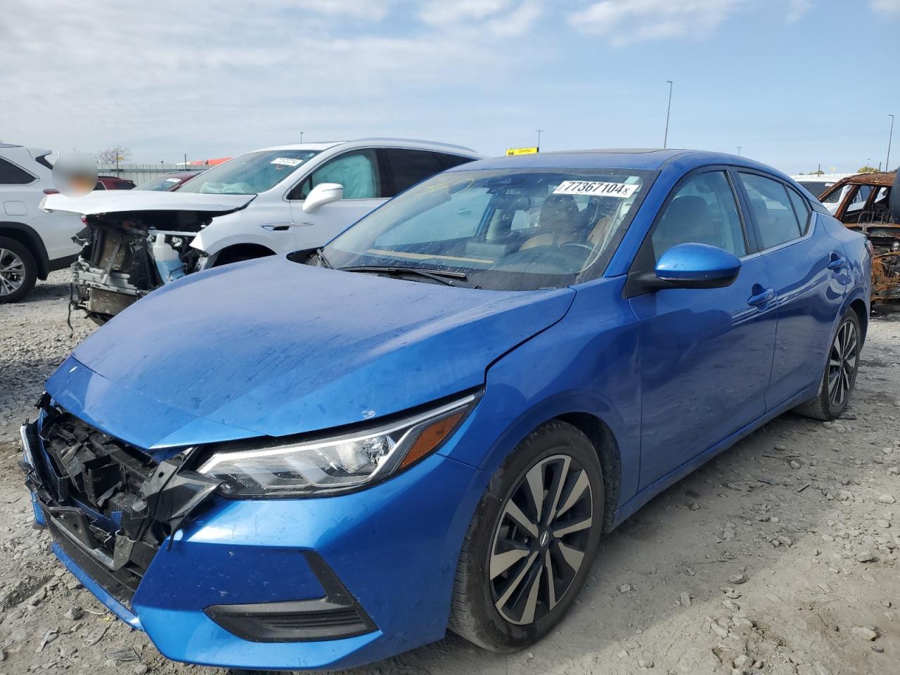 2022 NISSAN SENTRA SV VIN:3N1AB8CV4NY311256