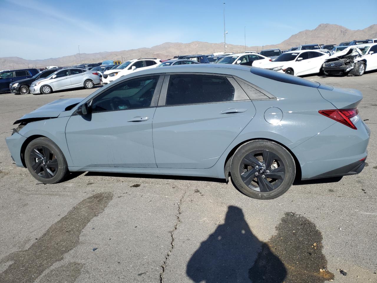 2022 HYUNDAI ELANTRA BLUE VIN:KMHLM4AJ3NU023557