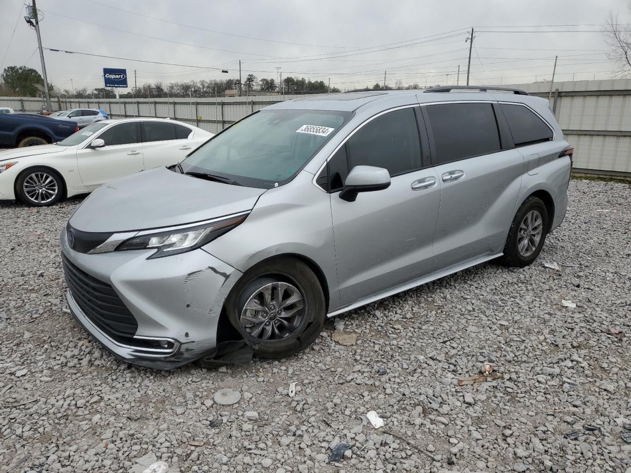 2022 TOYOTA SIENNA XLE VIN:KMHEC4A49EA117675