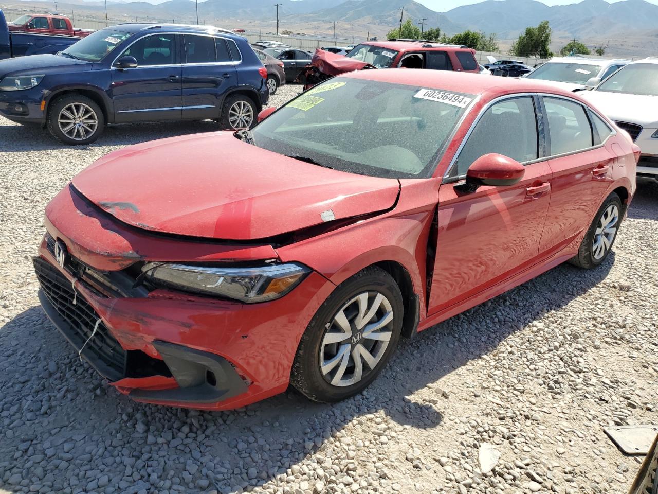 2023 HONDA CIVIC LX VIN:2HGFE2F29PH562597