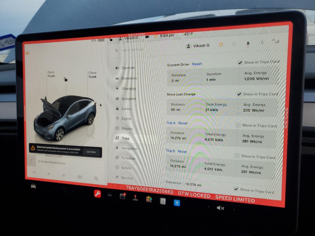 2024 TESLA MODEL Y  VIN:7SAYGDEE1RA235662