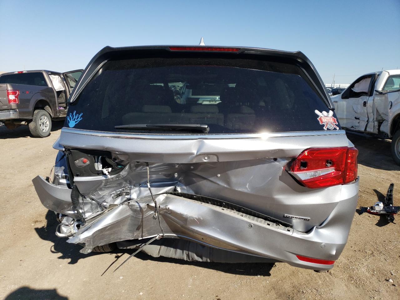 2022 HONDA ODYSSEY TOURING VIN:5FNRL6H8XNB057956