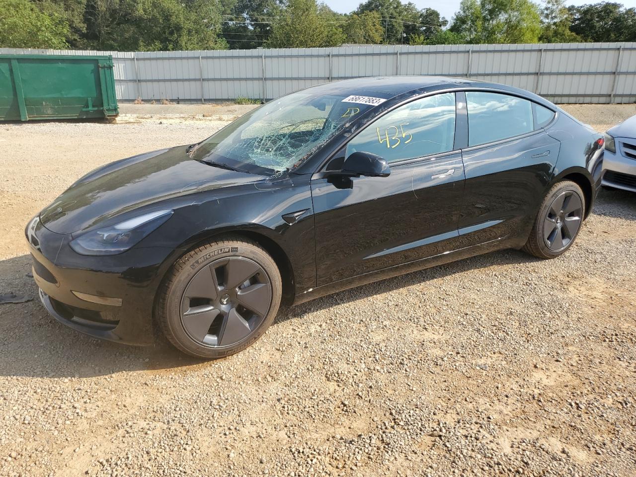 2023 TESLA MODEL 3  VIN:5YJ3E1EA8PF607443