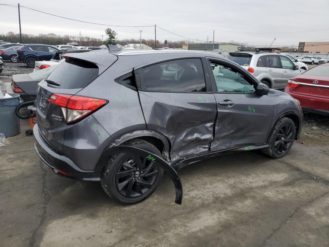 2022 HONDA HR-V SPORT VIN:3CZRU6H14NM706978