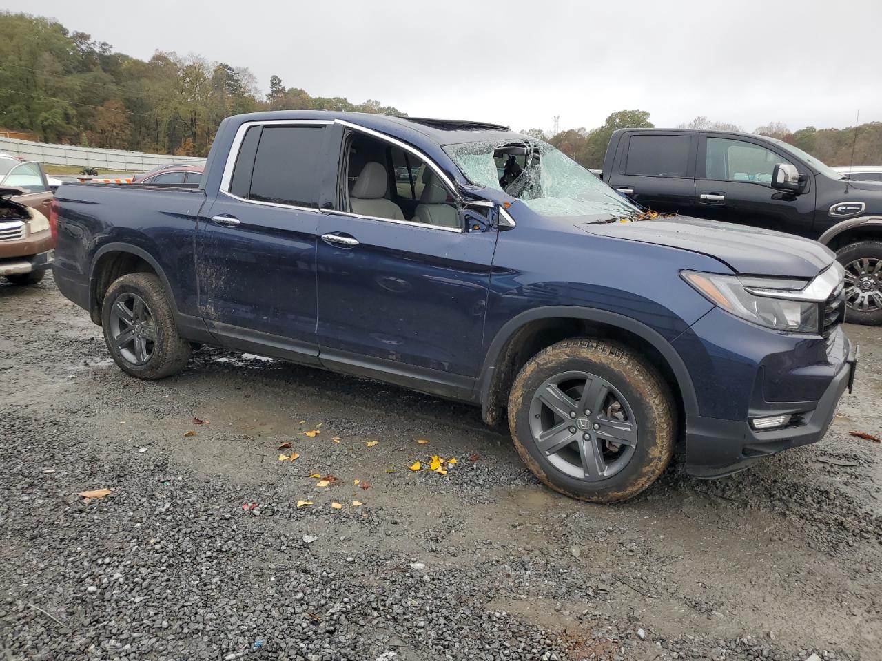 2022 HONDA RIDGELINE RTL VIN:5FPYK3F78NB015283