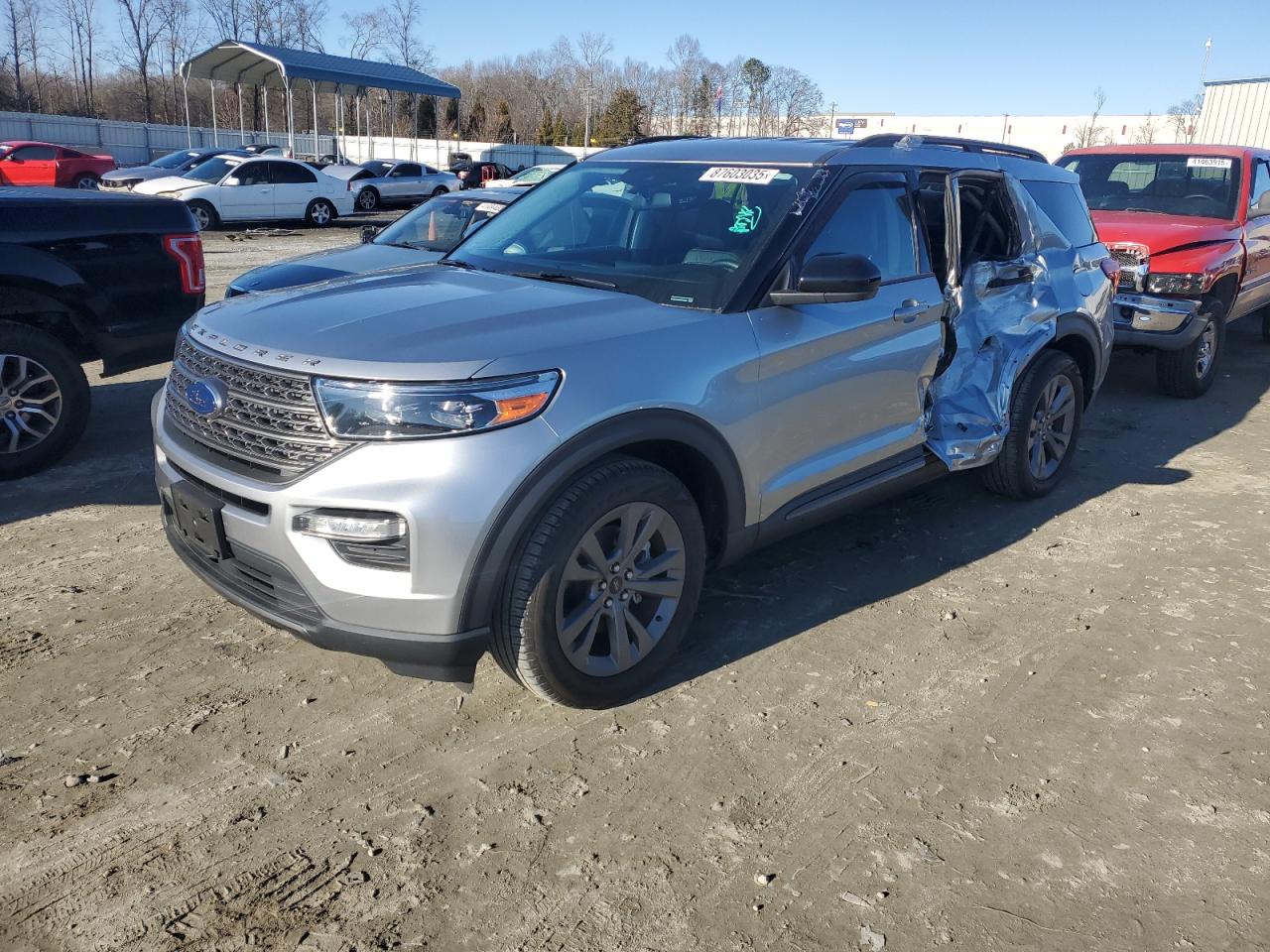 2022 FORD EXPLORER XLT VIN:1FMSK7DH2NGC44352
