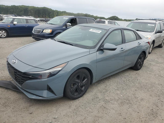 2022 HYUNDAI ELANTRA BLUE VIN:KMHLM4AJ0NU013326