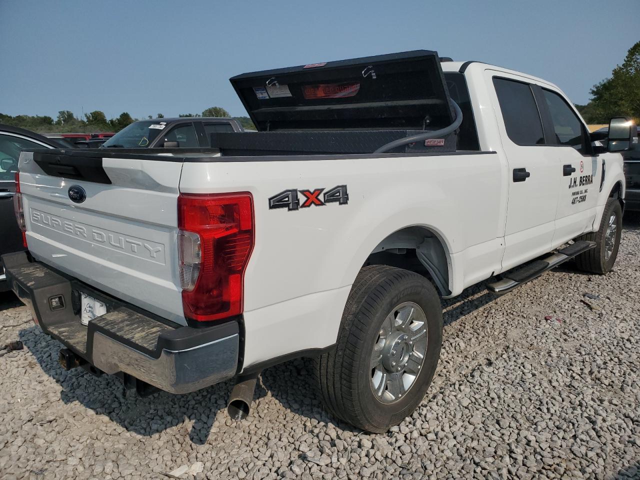 2022 FORD F250 SUPER DUTY VIN:1FT7W2BN2NEE57338