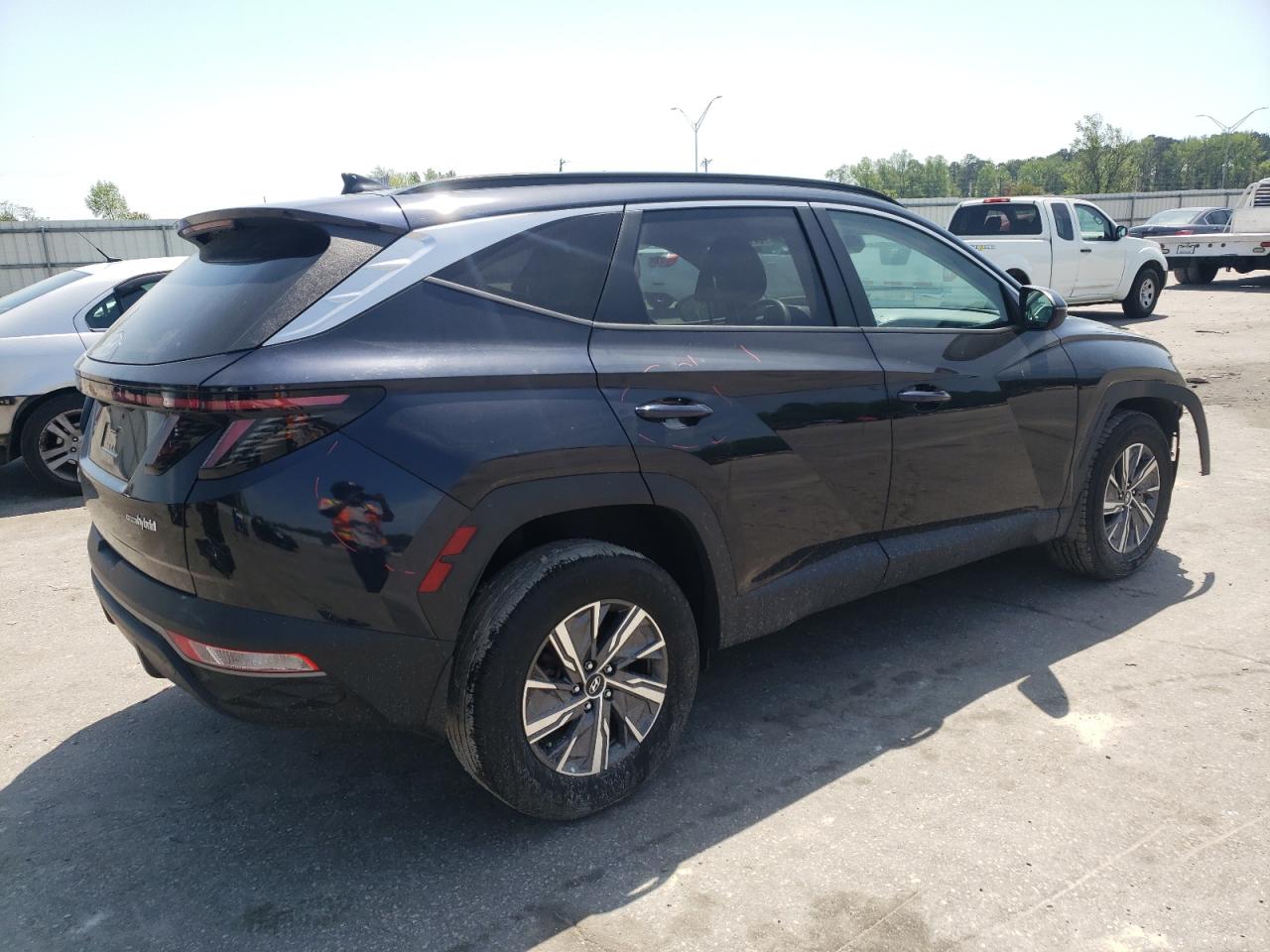 2022 HYUNDAI TUCSON BLUE VIN:KM8JBCA14NU079076