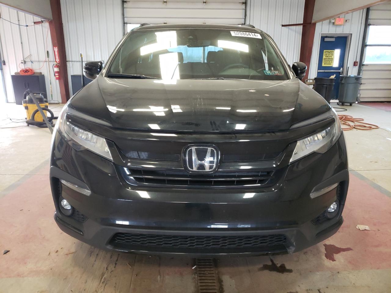 2022 HONDA PILOT BLACK VIN:5FNYF6H75NB072858