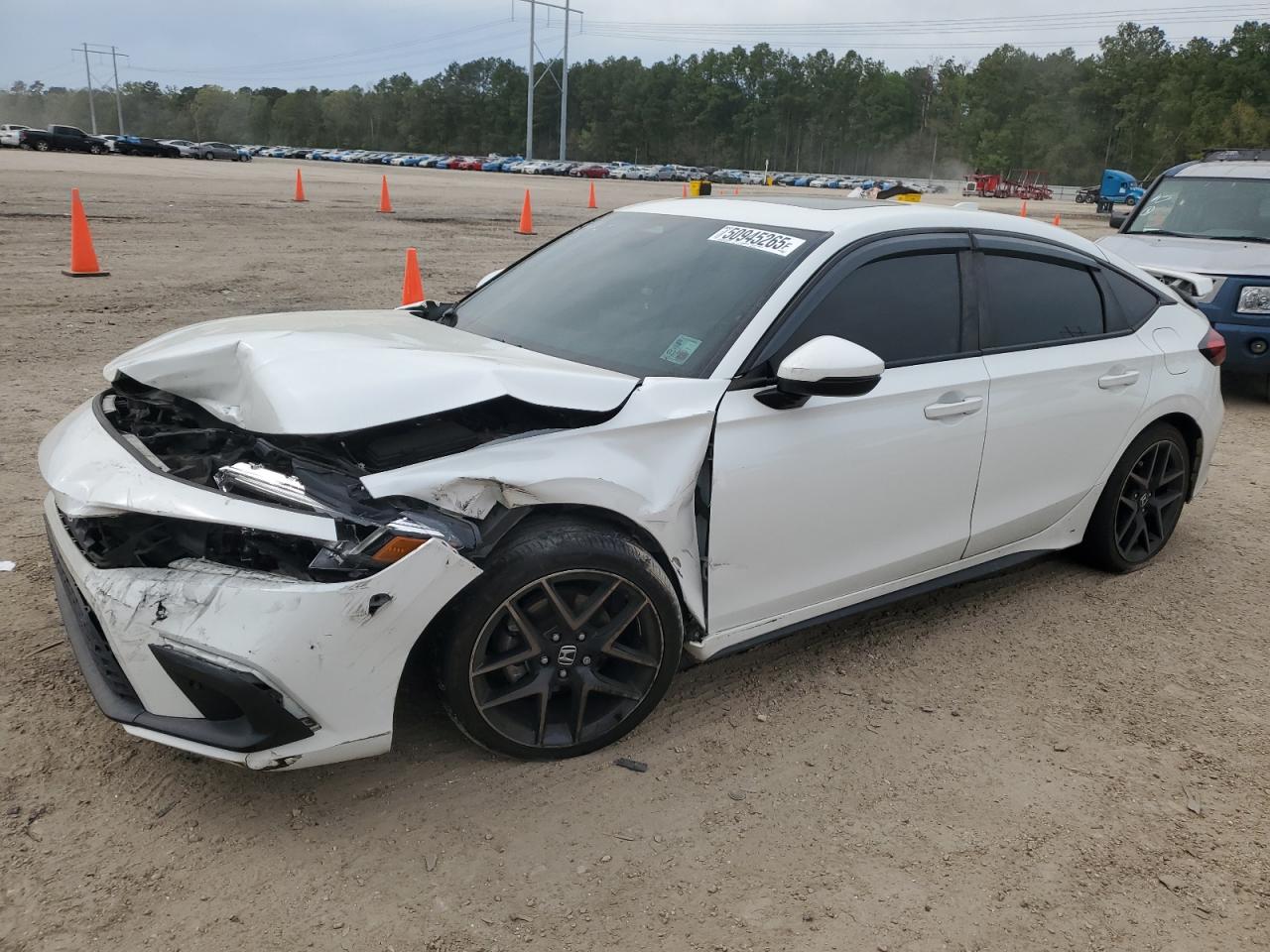 2022 HONDA CIVIC SPORT TOURING VIN:19XFL1H89NE013636