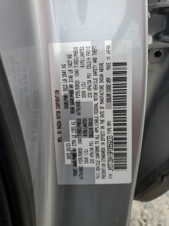 2023 MAZDA CX-9 TOURING PLUS VIN:JM3TCBAY9P0659233