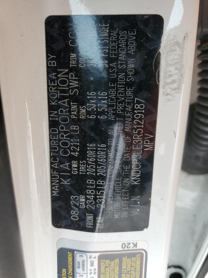 2024 KIA NIRO LX VIN:KNDCP3LE3R5129187