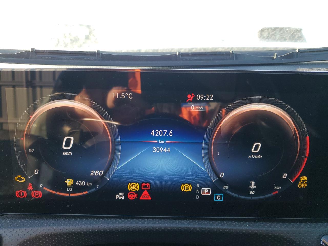 2022 MERCEDES-BENZ A 220 4MATIC VIN:W1K3G4FB6NJ374287