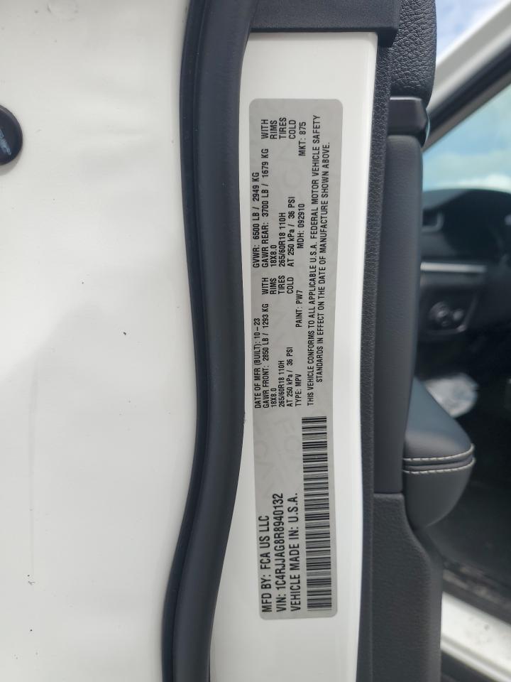 2024 JEEP GRAND CHEROKEE L LAREDO VIN:1C4RJJAG8R8940132