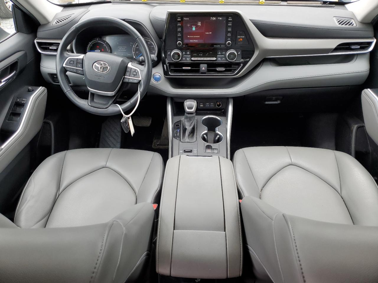 2022 TOYOTA HIGHLANDER HYBRID XLE VIN:5TDGBRCH7NS554106