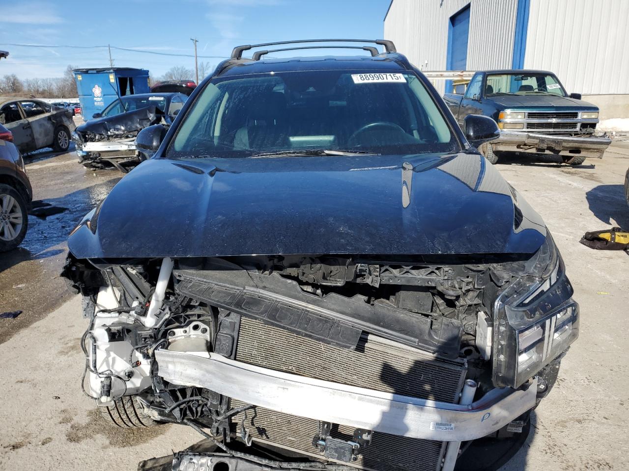 2022 HYUNDAI SANTA FE SEL VIN:5NMS6DAJ4NH455995