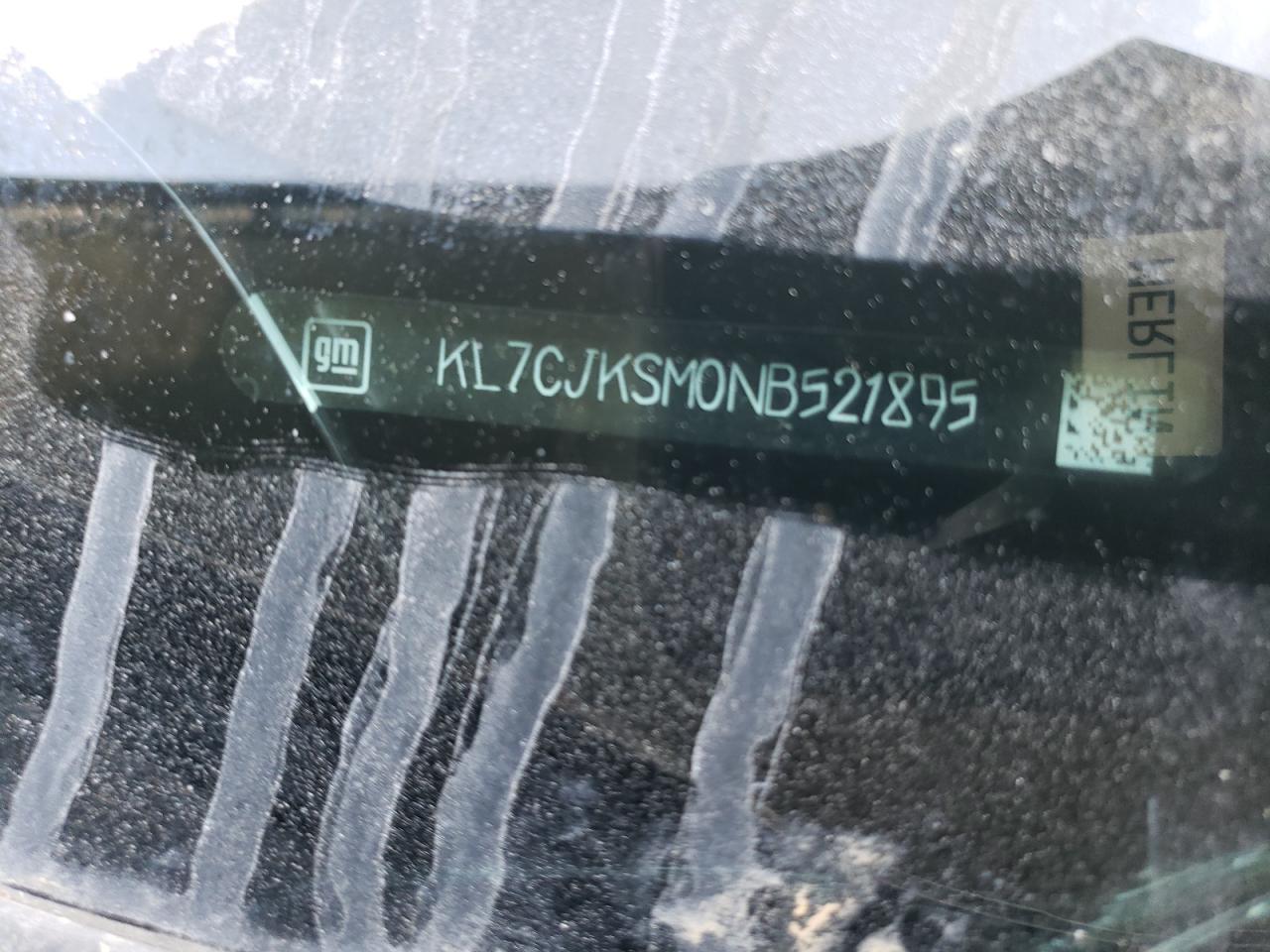 2022 CHEVROLET TRAX LS VIN:KL7CJKSM0NB521895