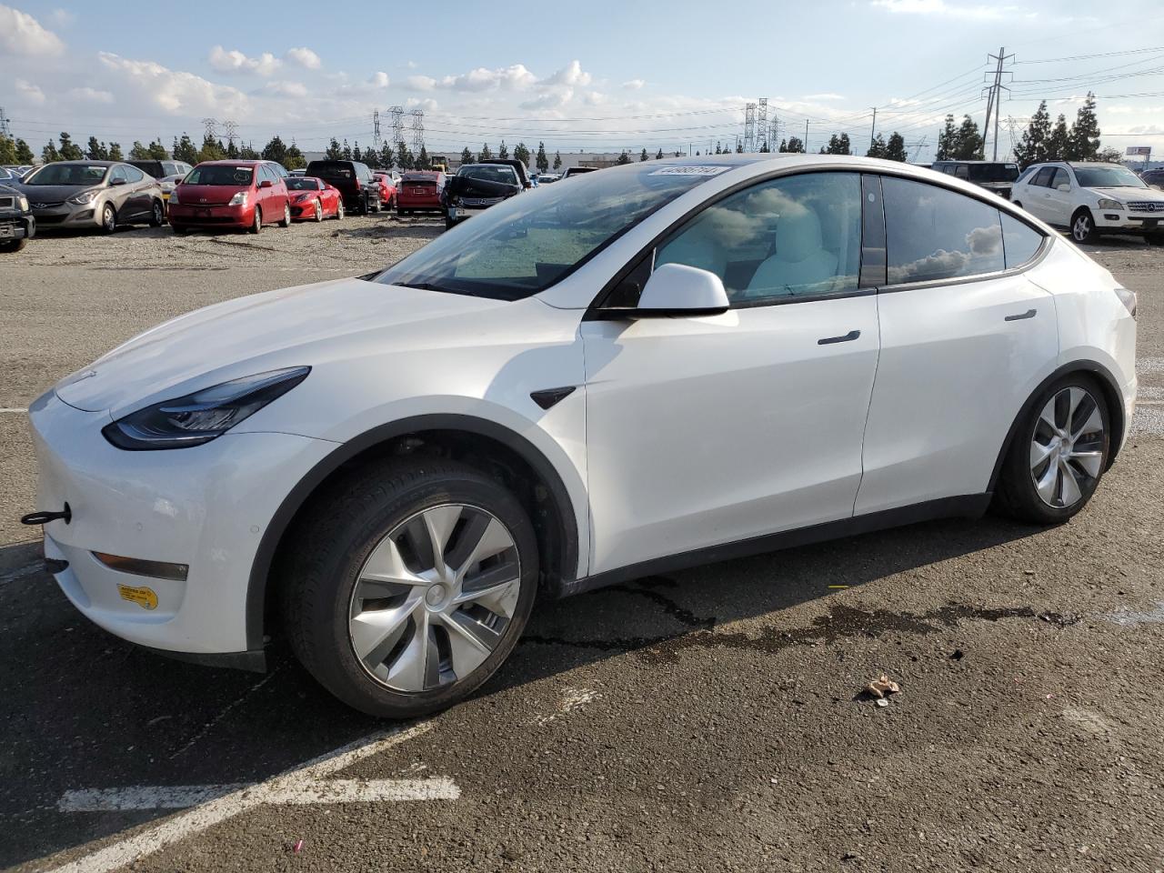 2022 TESLA MODEL Y  VIN:7SAYGAEE4NF404679