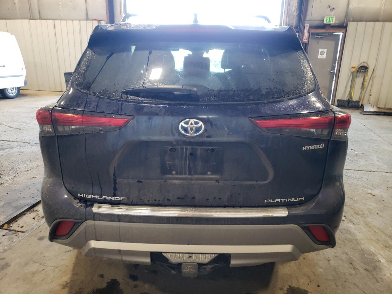 2022 TOYOTA HIGHLANDER HYBRID PLATINUM VIN:5TDEBRCH6NS076672