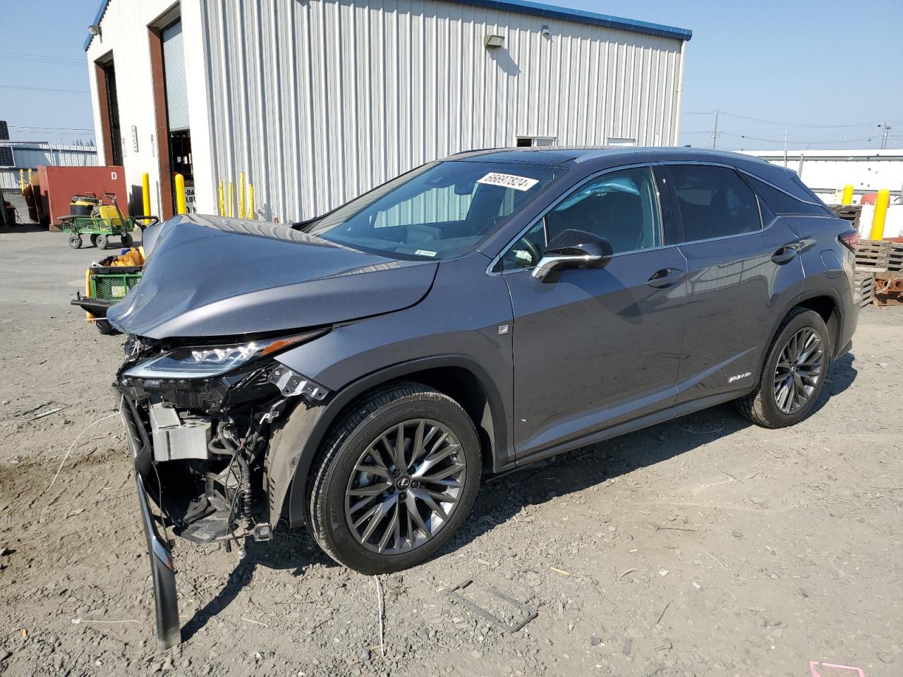 2022 LEXUS RX 450H F SPORT VIN:2T2YGMDA3NC080976