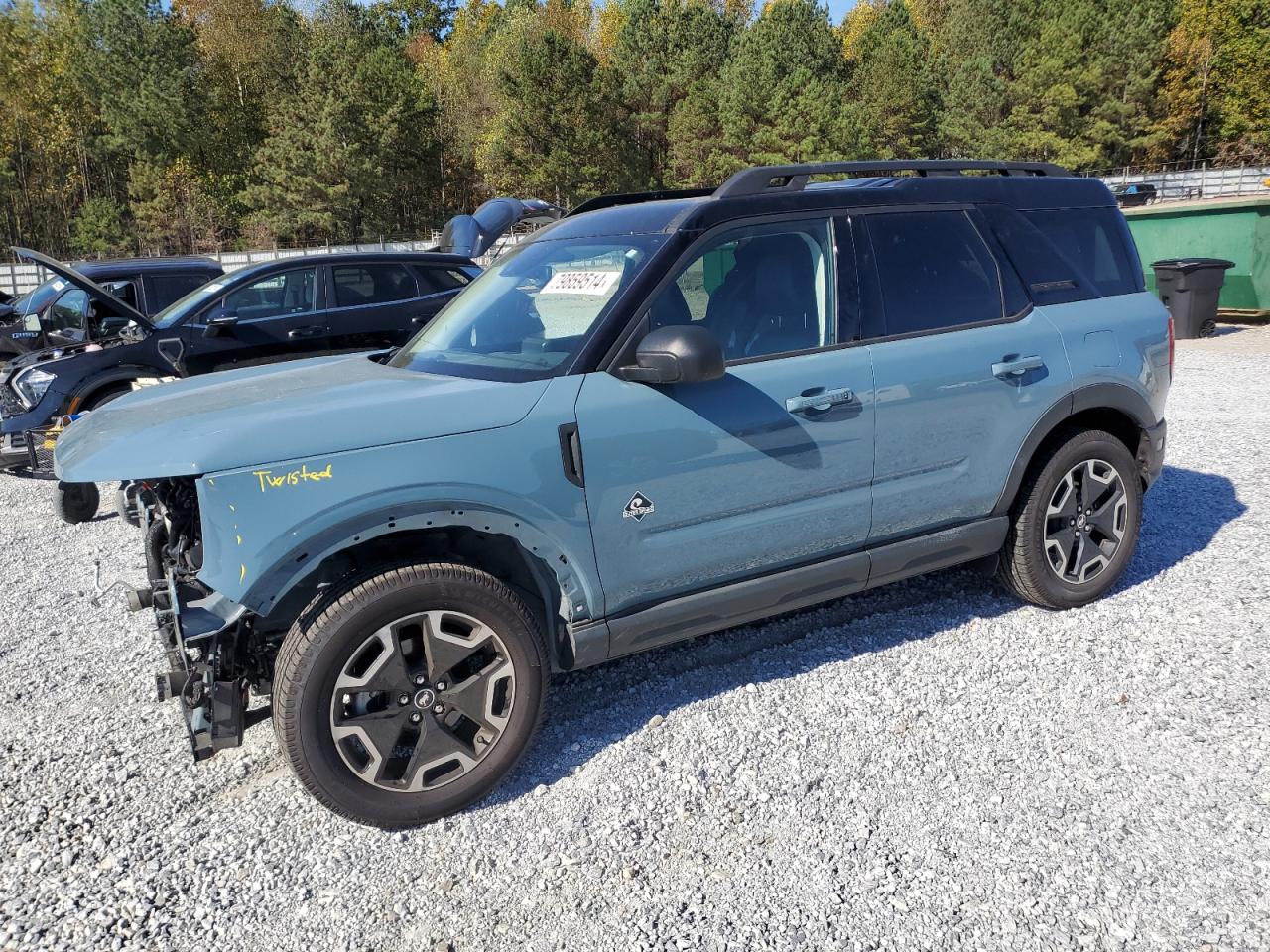 2022 FORD BRONCO SPORT OUTER BANKS VIN:3FMCR9C6XNRD33235